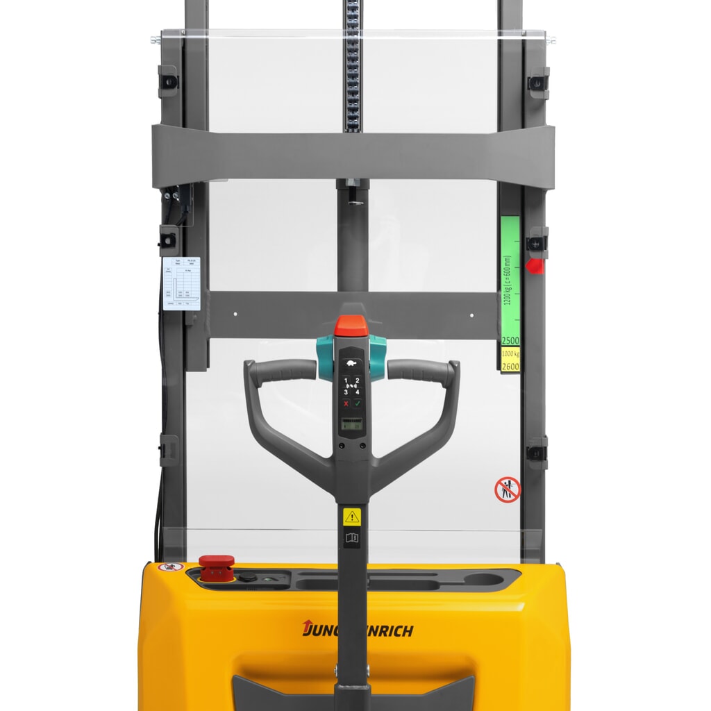 Gerbeur électrique Jungheinrich AMC 12, mât télescopique double, hauteur de levée 2 900 mm, capacité de charge 1 200 kg (CH) N° de l'image du produit 9 : Gerbeur électrique Jungheinrich AMC 12, mât télescopique double, hauteur de levée 2 900 mm, capacité de charge 1 200 kg (CH)