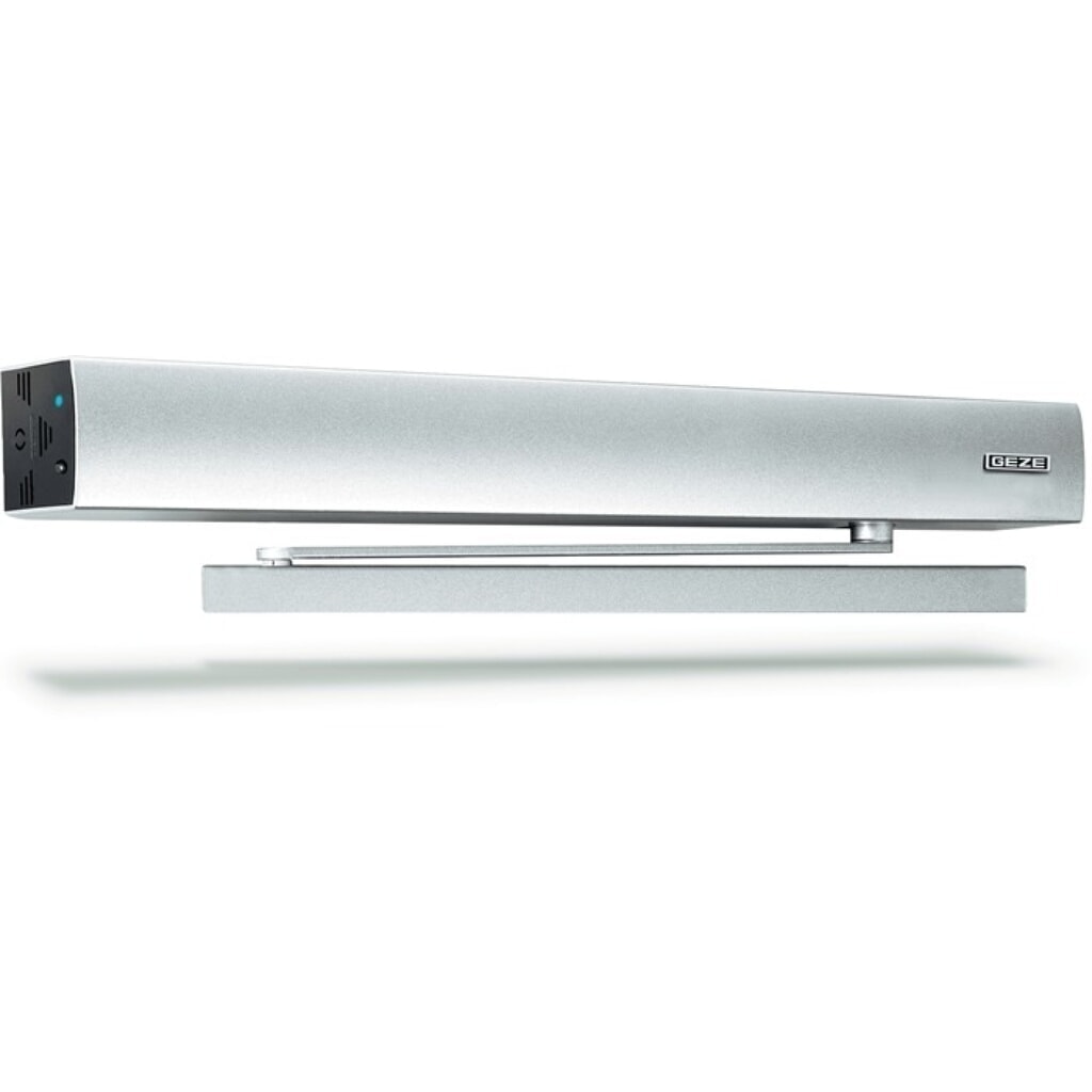 Illustration du produit: GEZE Drehflügelantrieb ECturn, DIN links / rechts, 230 V AC50/60 Hz, IP 20