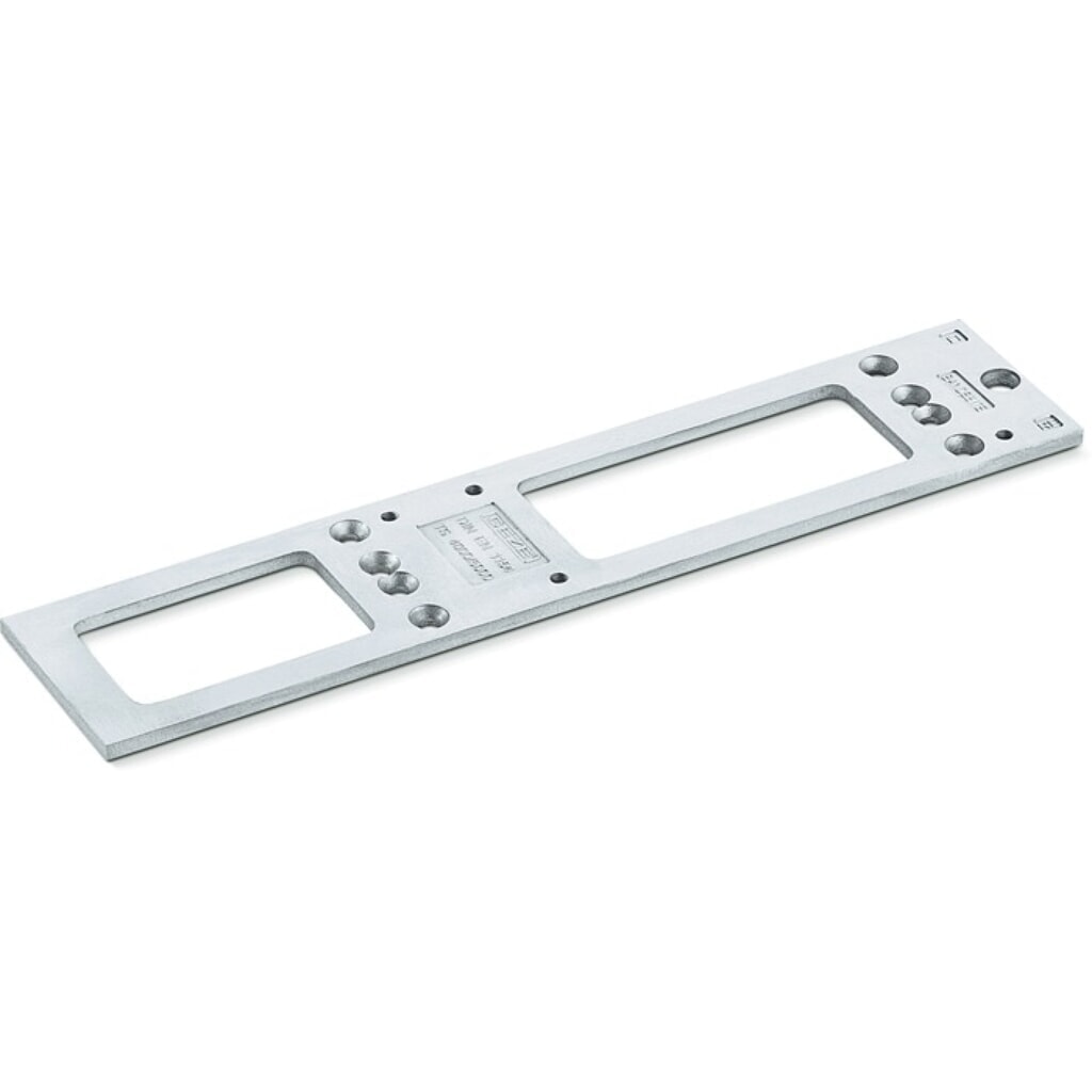 Illustration du produit: GEZE Montageplatte, silber, passend für TS 4000 / TS 5000