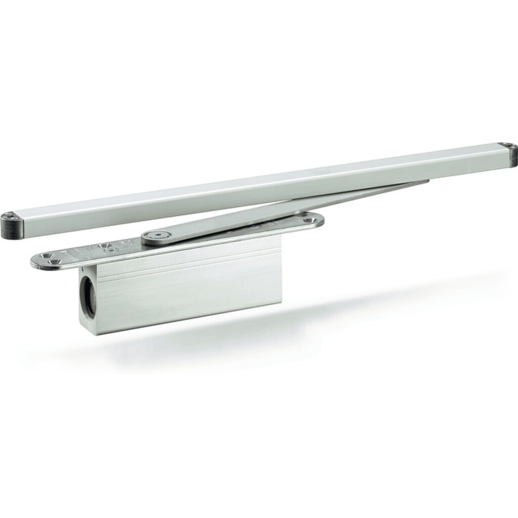 GEZE Türdämpfung ActiveStop, silber, integrierter Türschließer Illustration du produit: GEZE Türdämpfung ActiveStop, silber, integrierter Türschließer