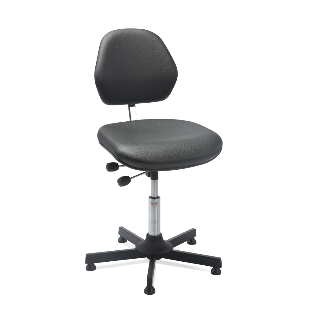Global Stole A/S Chaise de travail pivotante Aktiv Alba, hauteur d’assise comprise entre 610 et 800 mm, similicuir, base acier Illustration du produit: Global Stole A/S Chaise de travail pivotante Aktiv Alba, hauteur d’assise comprise entre 610 et 800 mm, similicuir, base acier