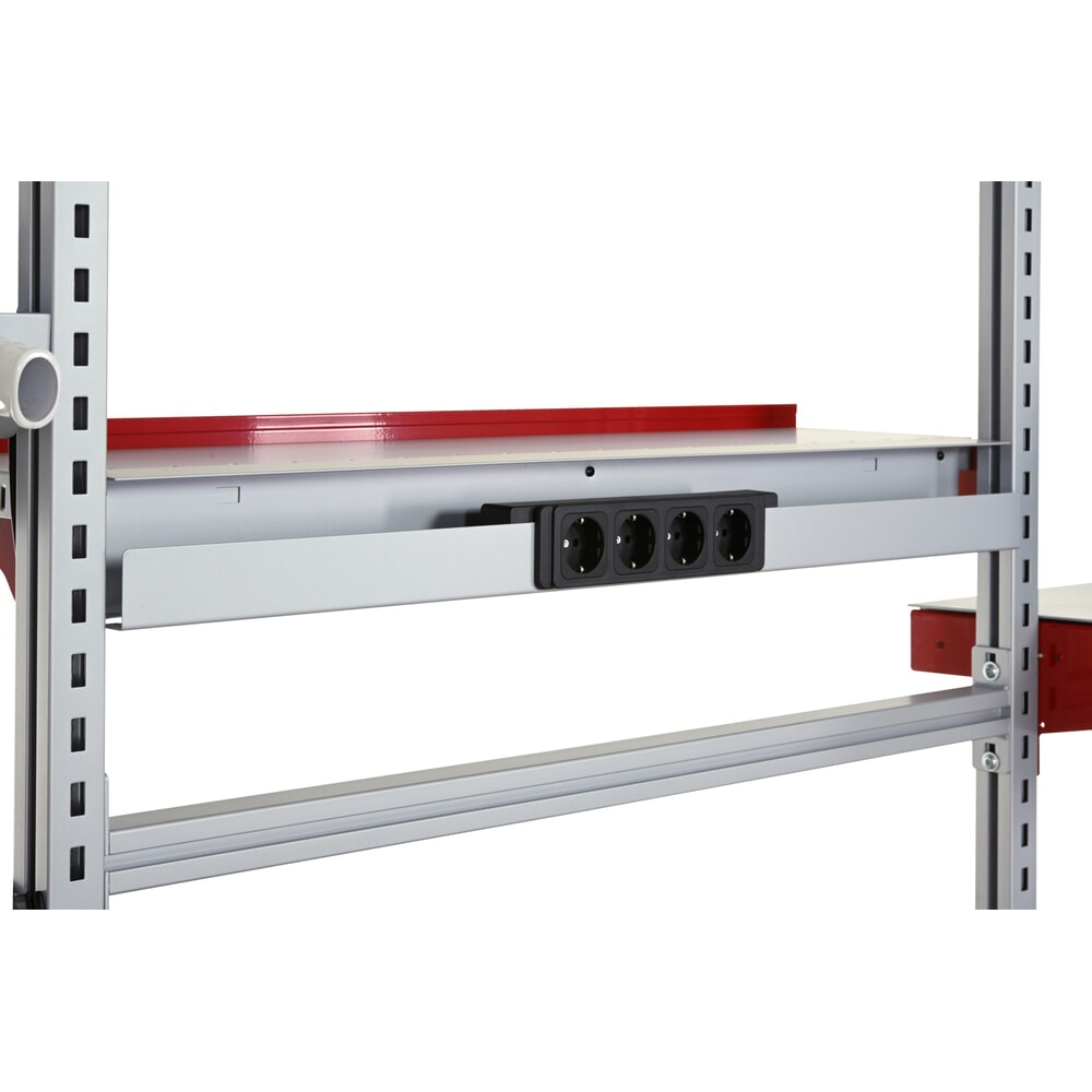 N° de l'image du produit 2 : Goulotte de câble pour les Rocholz tables d’emballage FLEX, longueur 800 mm