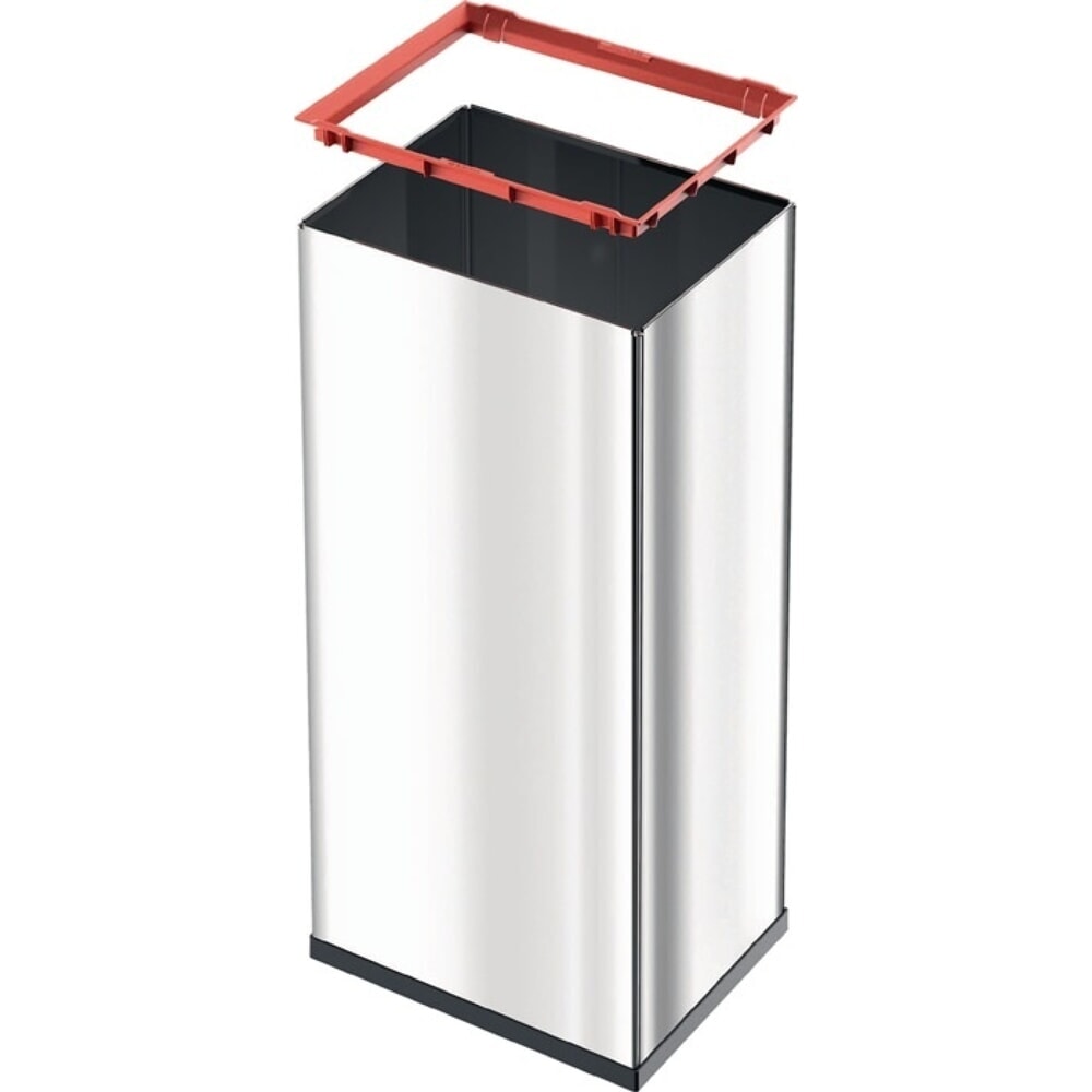 N° de l'image du produit 4 : Hailo Abfallbehälter, 52 l schwarz, H763xB339xT260mm