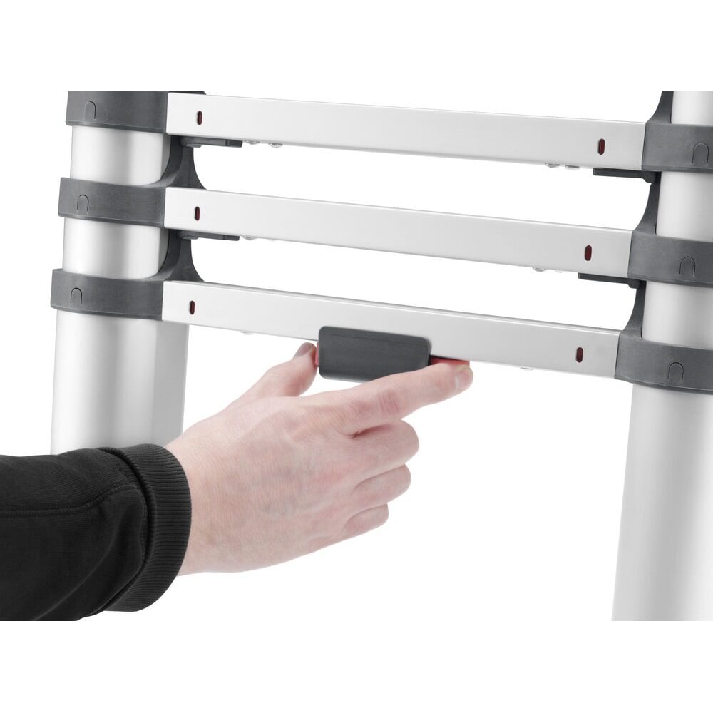 N° de l'image du produit 4 : Hailo FlexLine, échelle télescopique de sécurité en aluminium, 9 échelons