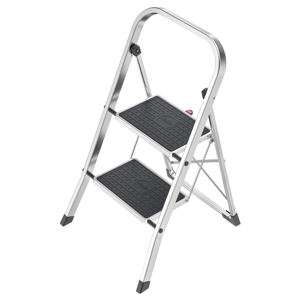 Illustration du produit: Hailo K70 StandardLine, escabeau en aluminium, 2 marches