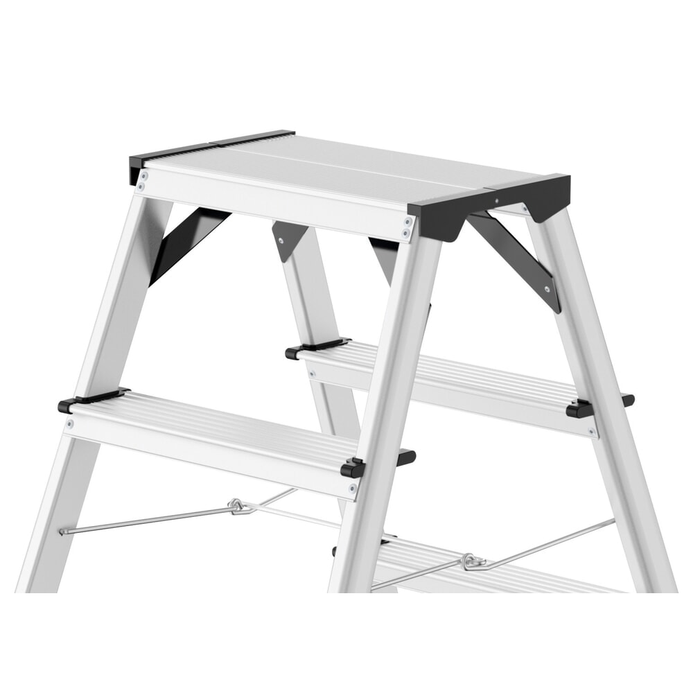 N° de l'image du produit 6 : Escabeau pliant Hailo D60, StandardLine, hauteur plate-forme 400 mm