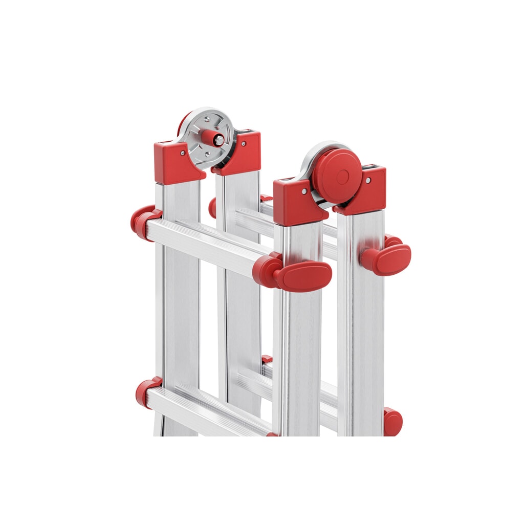 N° de l'image du produit 4 : Hailo M80, échelle multifonctions en aluminium, 4x3 échelons