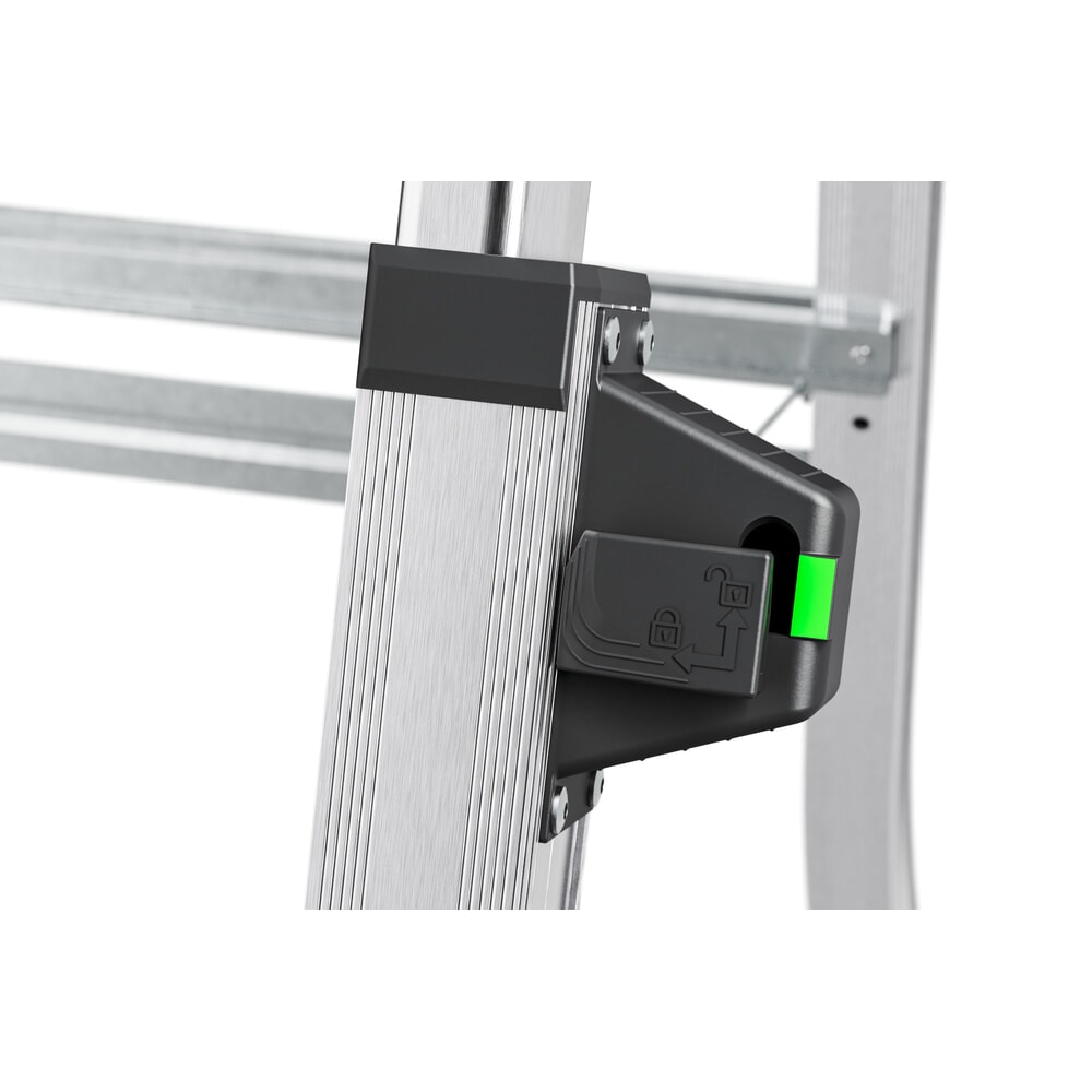 N° de l'image du produit 3 : Hailo TL 100 TopLine, escabeau double à marches télescopique