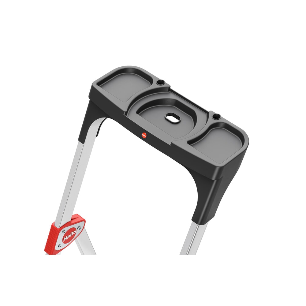 N° de l'image du produit 5 : Hailo TL 100 TopLine, escabeau double à marches télescopique