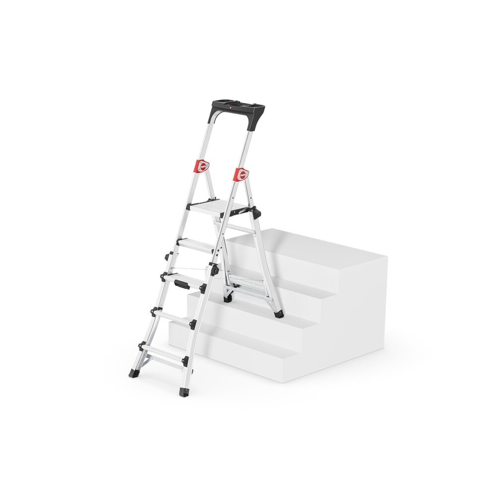 N° de l'image du produit 7 : Hailo TL 100 TopLine, escabeau double à marches télescopique