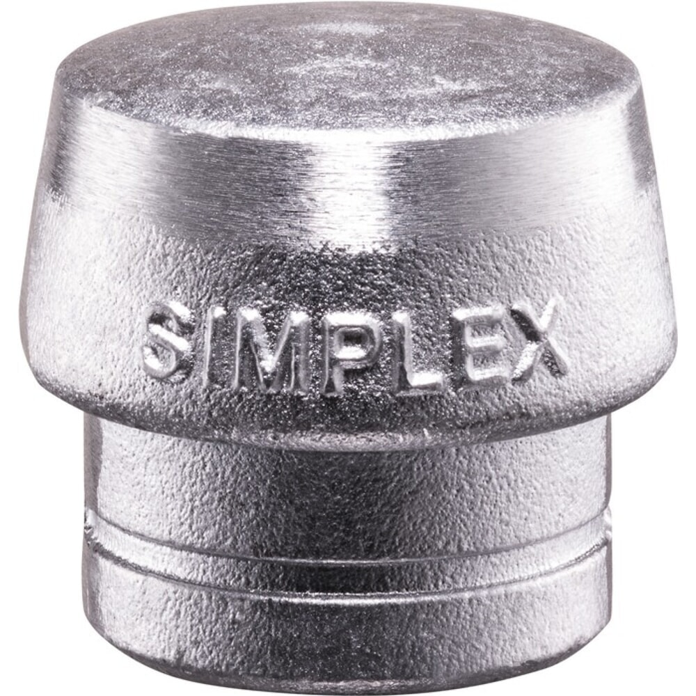 Illustration du produit: HALDER Schonhammerkopf SIMPLEX, Weichmetall silber hart, Kopf-Ø 50 mm