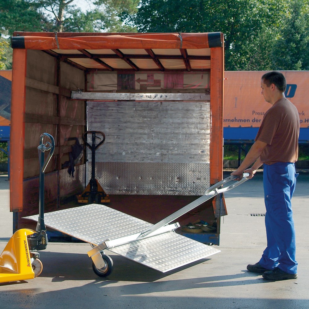 N° de l'image du produit 4 : Hayon de chargement, modèle mobile, capacité de charge 600 kg, l x L 1 250 x 750 mm