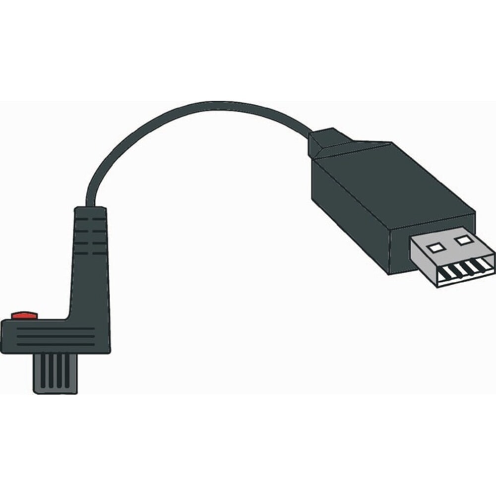 Illustration du produit: HELIOS PREISSER Datenkabel DIGI-MET®, passend zu Data-Variable, USB, Länge 2 m