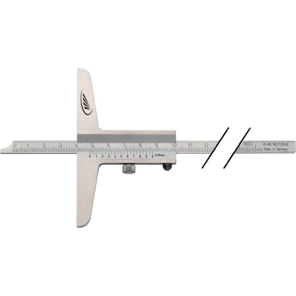 Illustration du produit: HELIOS PREISSER Tiefenmessschieber DIN 862, gerade Messschiene 12 x 4 mm, 300 mm