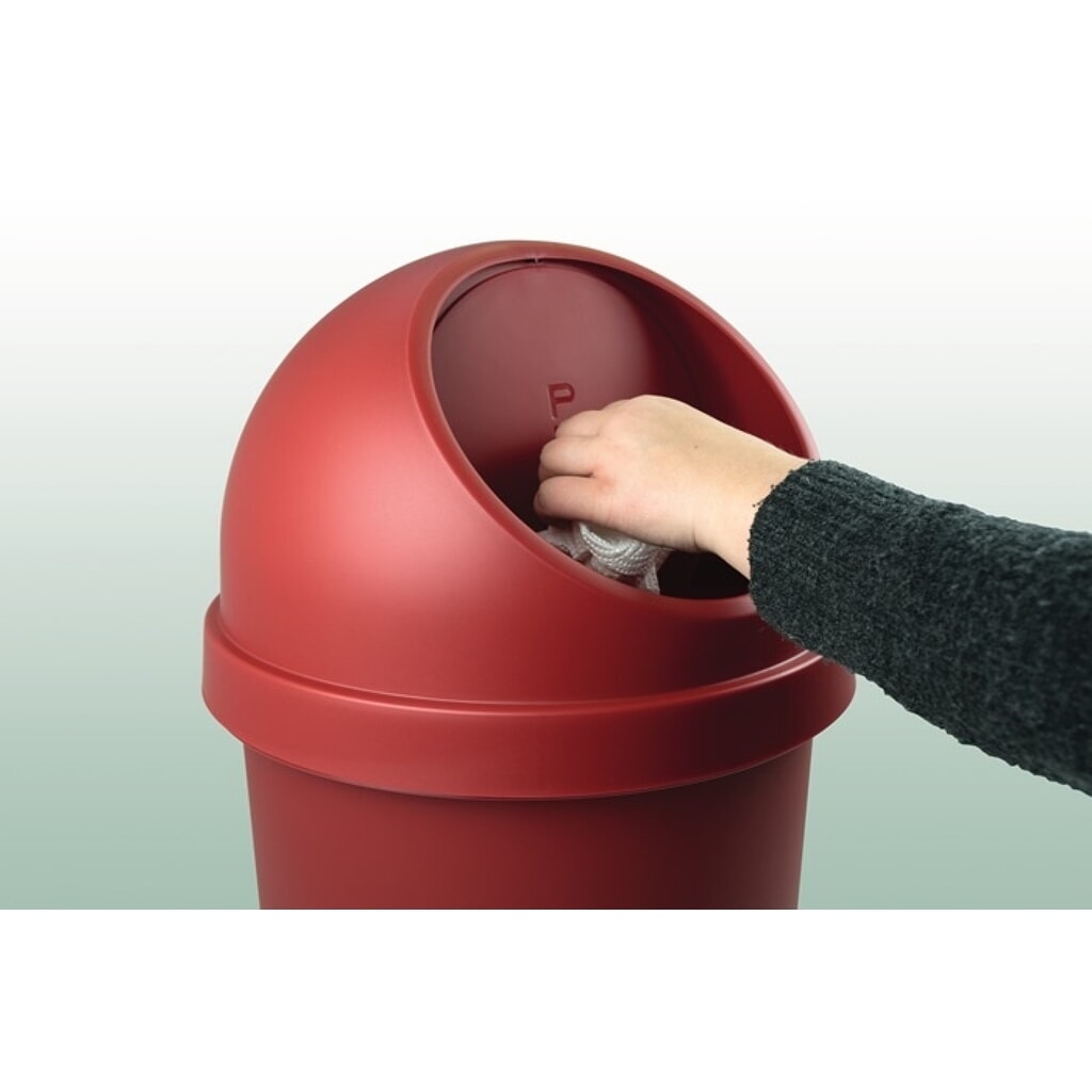 helit Abfallbehälter, 13 l lichtgrau, H490xØ253mm N° de l'image du produit 3 : helit Abfallbehälter, 13 l lichtgrau, H490xØ253mm