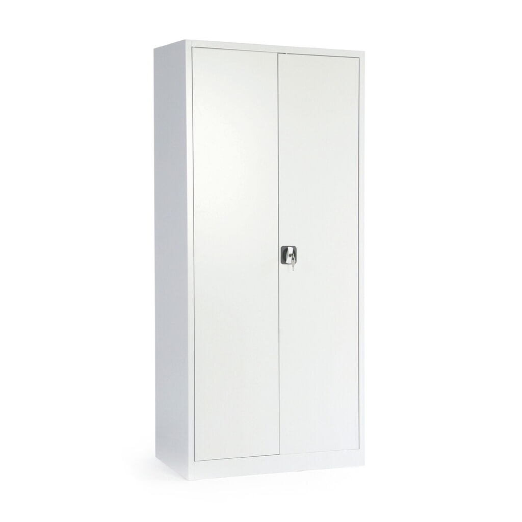 HEMMDAL Armoire à portes battantes, H x l x P 1 800 x 800 x 380 mm, gris clair Illustration du produit: HEMMDAL Armoire à portes battantes, H x l x P 1 800 x 800 x 380 mm, gris clair