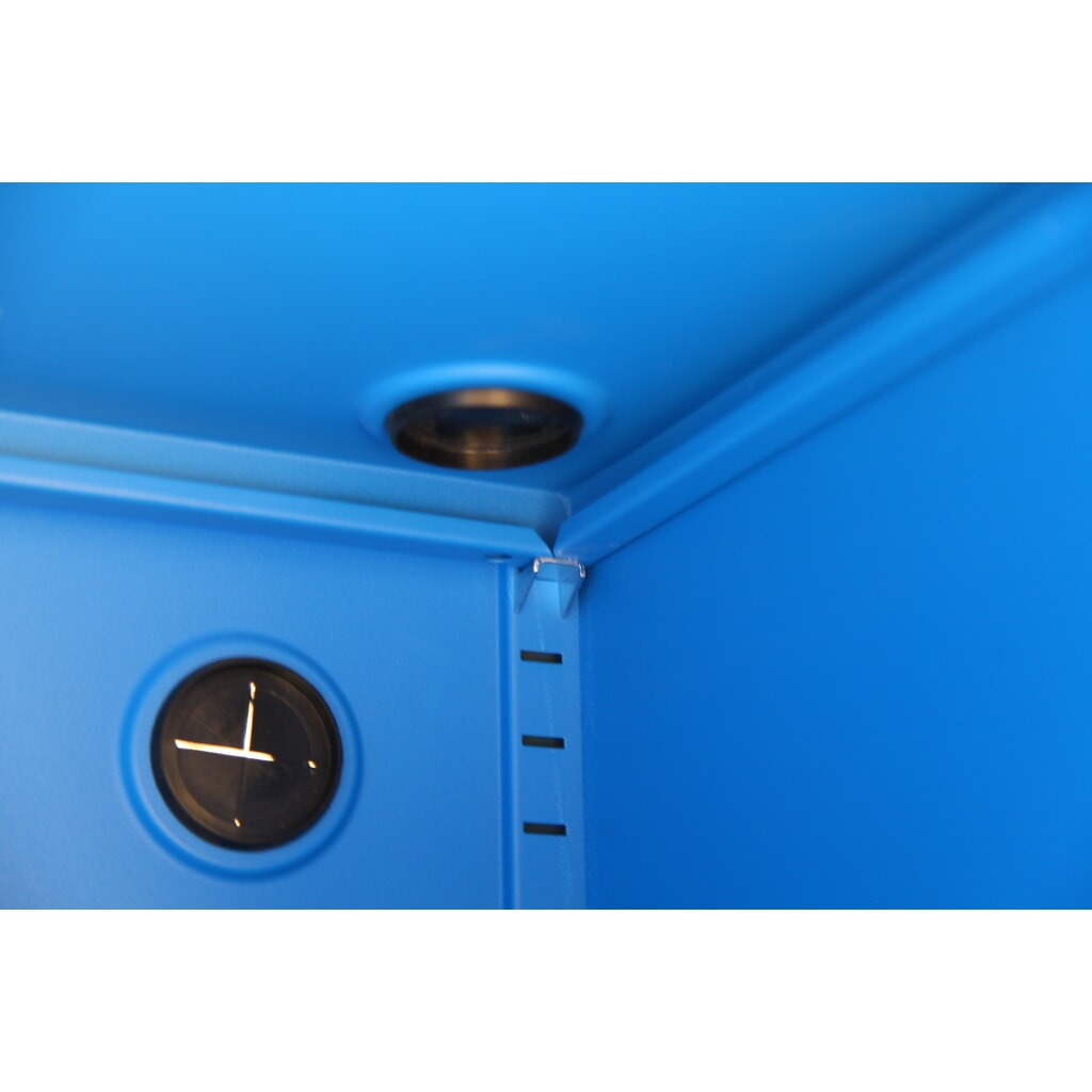 HEMMDAL Armoire informatique mobile HCS-1, HxlxP 1 750 x 650 x 550 mm, bleu gentiane N° de l'image du produit 3 : HEMMDAL Armoire informatique mobile HCS-1, HxlxP 1 750 x 650 x 550 mm, bleu gentiane
