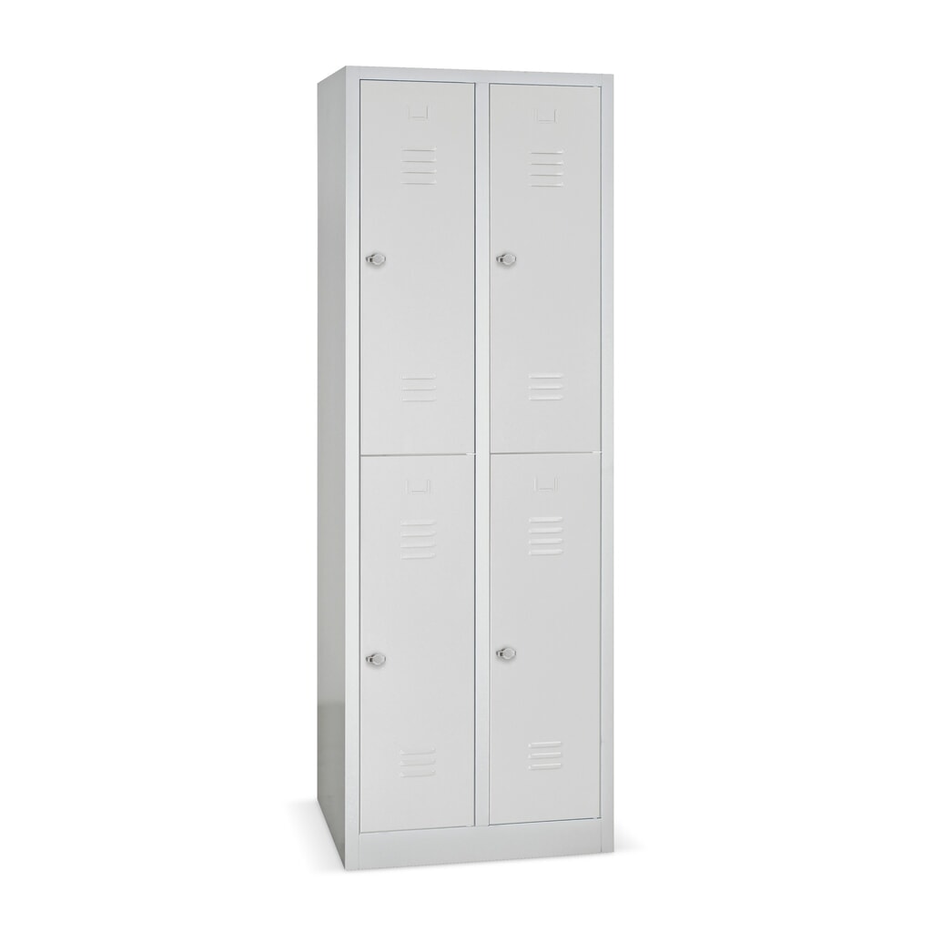 HEMMDAL Armoire-penderie avec compartiments sur deux niveaux, 4 compartiments, H x l x P 1 940 x 600 x 500 mm Illustration du produit: HEMMDAL Armoire-penderie avec compartiments sur deux niveaux, 4 compartiments, H x l x P 1 940 x 600 x 500 mm