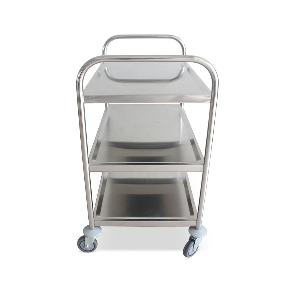 N° de l'image du produit 6 : Chariot de service en acier inoxydable HEMMDAL, 3 niveaux