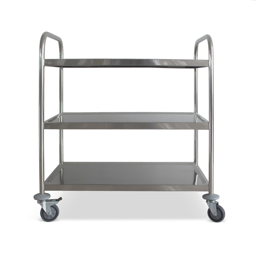 N° de l'image du produit 7 : Chariot de service en acier inoxydable HEMMDAL, 3 niveaux