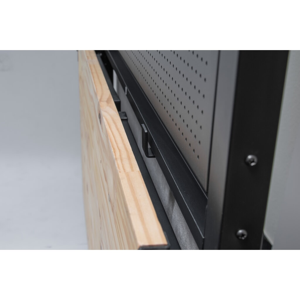 HEMMDAL Établi, pliable, capacité de charge 150 kg, paroi perforée avec 10 crochets N° de l'image du produit 5 : HEMMDAL Établi, pliable, capacité de charge 150 kg, paroi perforée avec 10 crochets