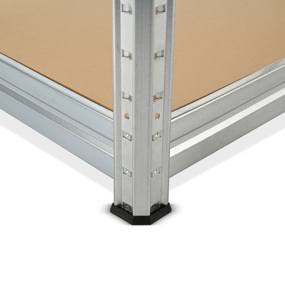 N° de l'image du produit 4 : HEMMDAL Rayonnage grande portée, système enfichable, charge par tablette 600 kg, galvanisé, HxlxP 1 770 x 1 600 x 450 mm