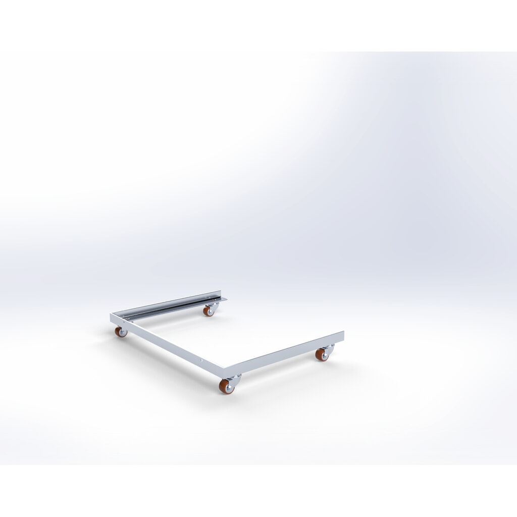 Illustration du produit: HEMMDAL Galet logistique, galvanisé, capacité de charge 450 kg, pour palettes 800 x 600 mm