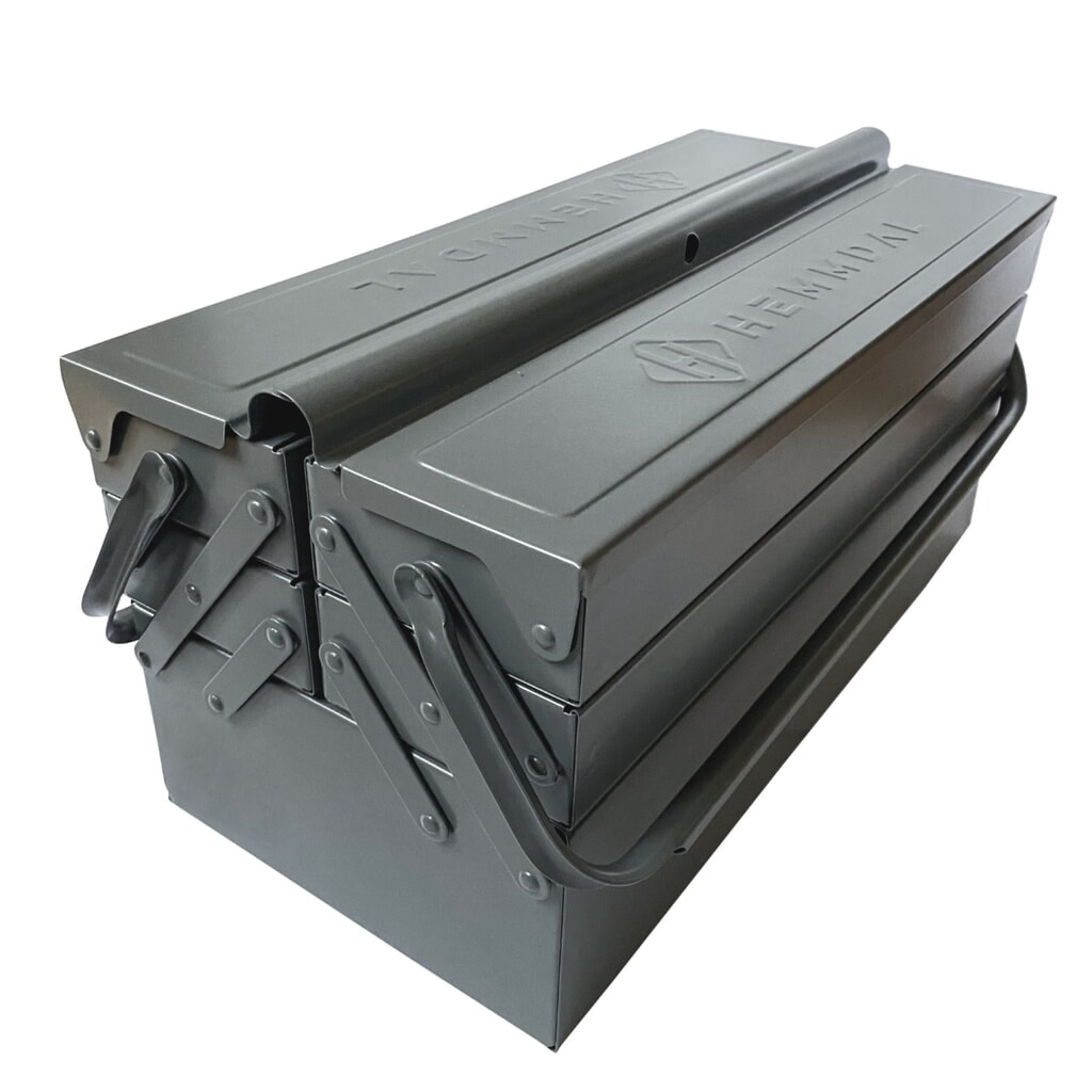 HEMMDAL Werkzeugkasten leer, anthrazit – 45 x 22 x 22 cm – Made in EU N° de l'image du produit 4 : HEMMDAL Werkzeugkasten leer, anthrazit – 45 x 22 x 22 cm – Made in EU