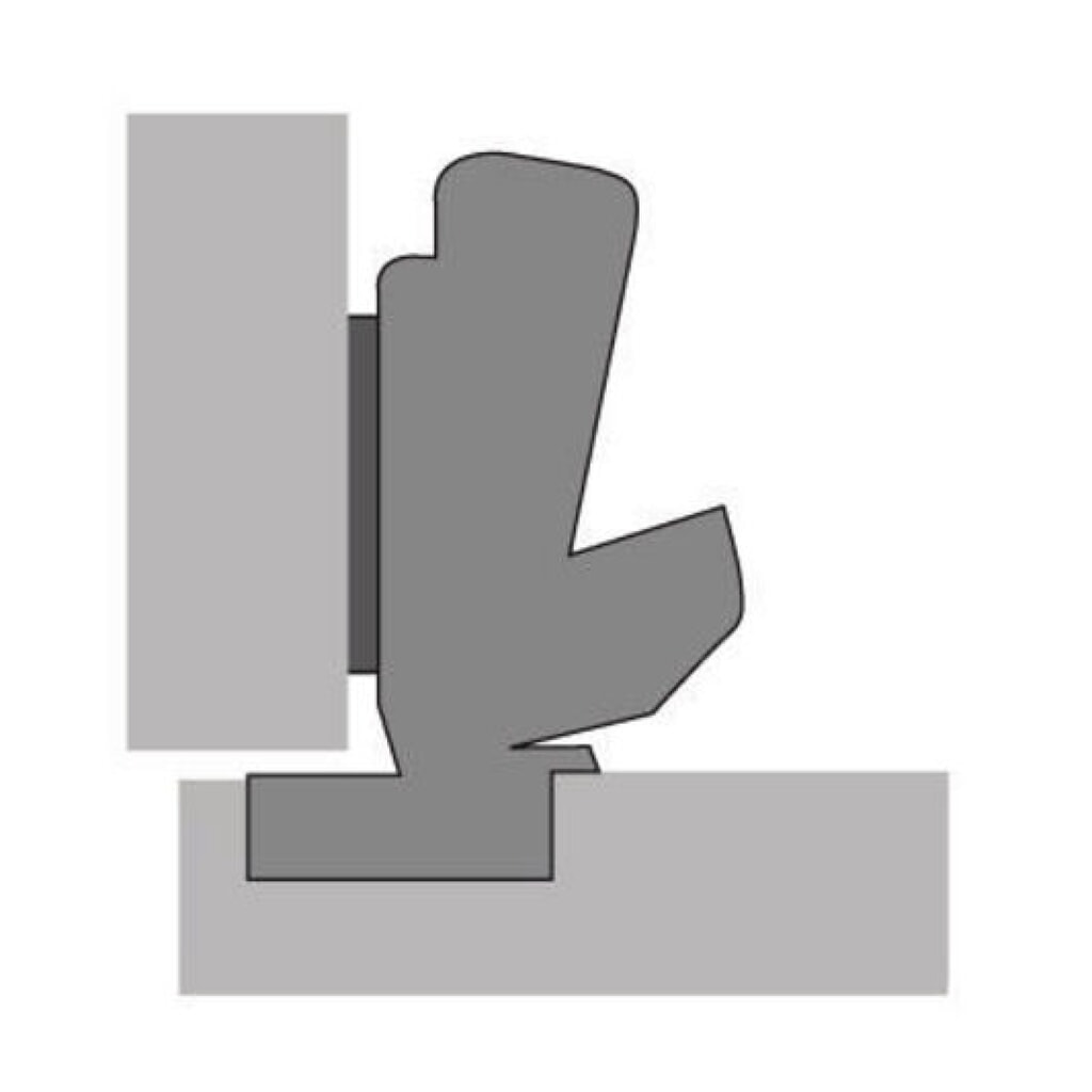 N° de l'image du produit 3 : HETTICH Weitwinkelscharnier Sensys 8657i, vorliegendSchnellmontage Fix, THS 55, vernickelt