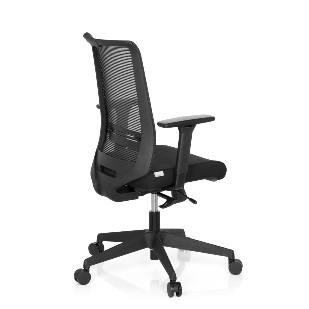 N° de l'image du produit 4 : hjh OFFICE Bürostuhl / Drehstuhl CONISTON Stoff/Netzstoff, schwarz