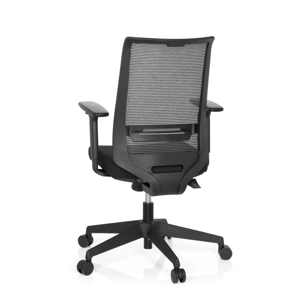 N° de l'image du produit 6 : hjh OFFICE Bürostuhl / Drehstuhl CONISTON Stoff/Netzstoff, schwarz