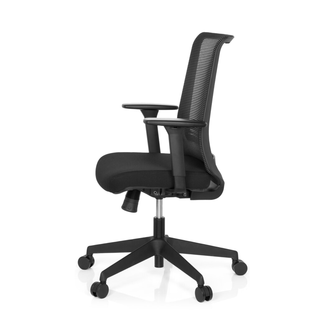 hjh OFFICE Bürostuhl / Drehstuhl CONISTON Stoff/Netzstoff, schwarz N° de l'image du produit 8 : hjh OFFICE Bürostuhl / Drehstuhl CONISTON Stoff/Netzstoff, schwarz