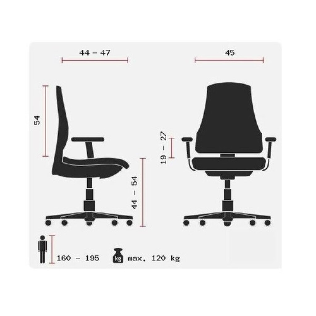 hjh OFFICE Bürostuhl / Drehstuhl CONISTON Stoff/Netzstoff, schwarz N° de l'image du produit 10 : hjh OFFICE Bürostuhl / Drehstuhl CONISTON Stoff/Netzstoff, schwarz