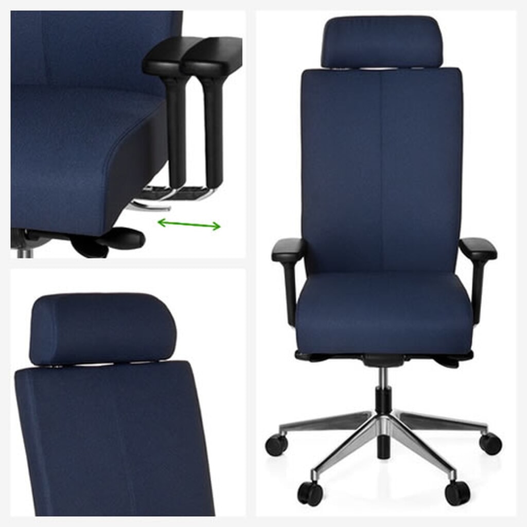 hjh OFFICE Bürostuhl / Drehstuhl PRO-TEC XXL Leder, schwarz N° de l'image du produit 12 : hjh OFFICE Bürostuhl / Drehstuhl PRO-TEC XXL Leder, schwarz