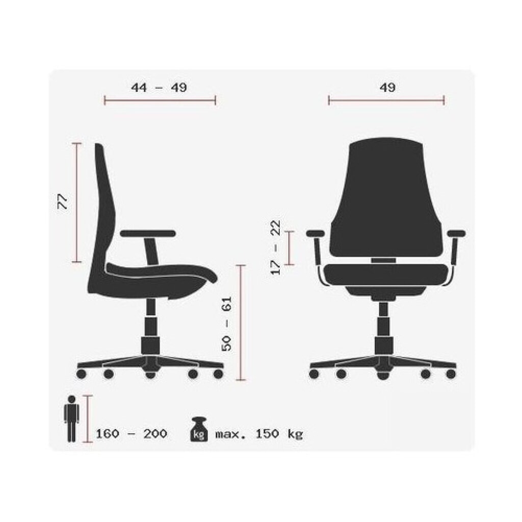N° de l'image du produit 13 : hjh OFFICE Bürostuhl / Drehstuhl PRO-TEC XXL Leder, schwarz