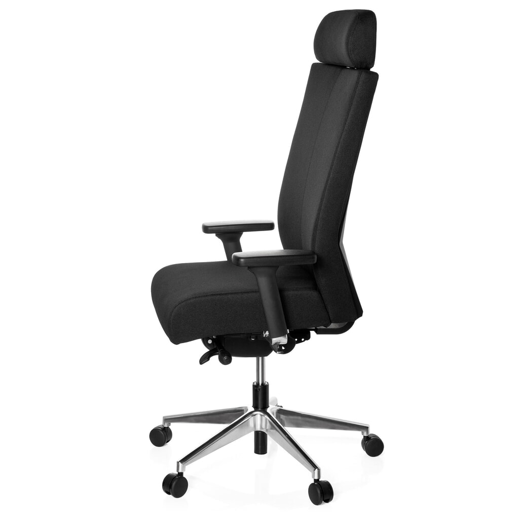 Siège de bureau / siège pivotant hjh OFFICE PRO-TEC XXL tissu, noir N° de l'image du produit 10 : Siège de bureau / siège pivotant hjh OFFICE PRO-TEC XXL tissu, noir