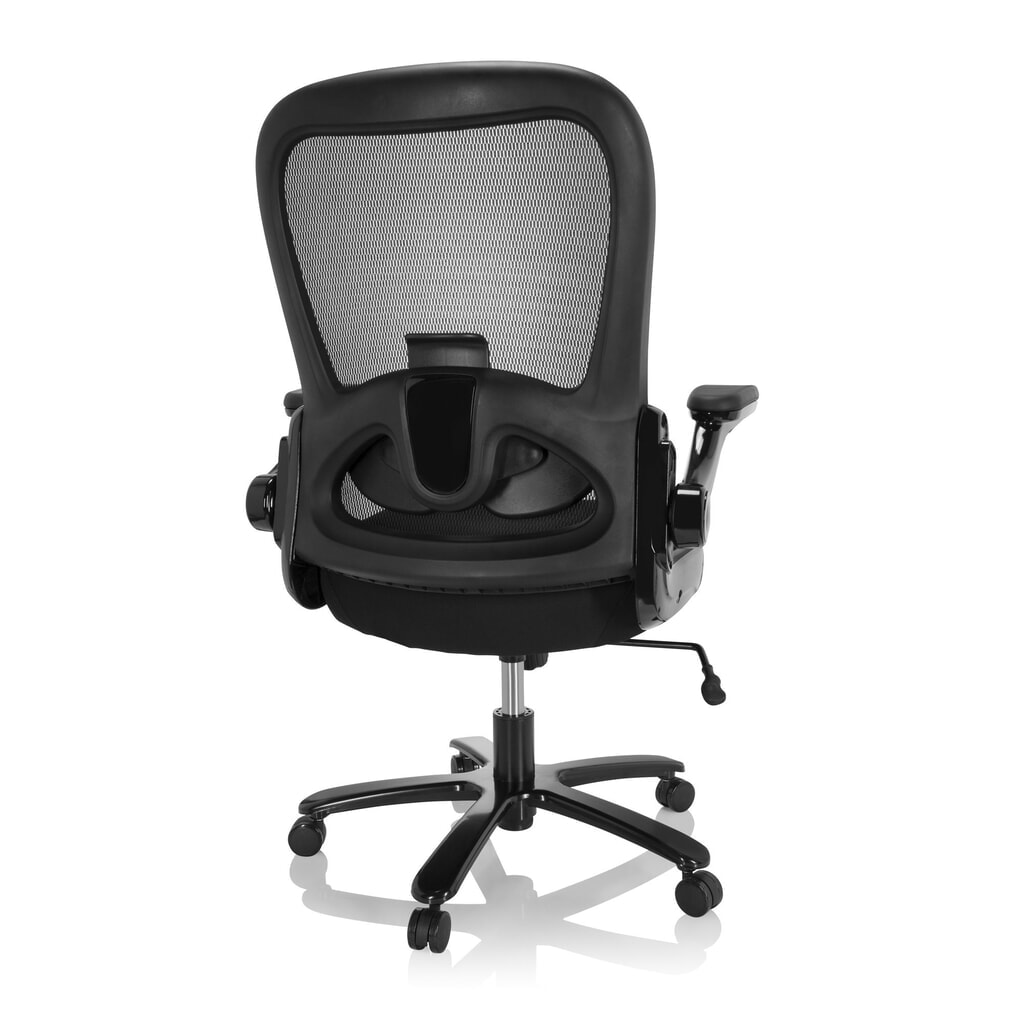 N° de l'image du produit 6 : hjh OFFICE Schwerlaststuhl / Büro INSTRUCTOR XXL SW I Sto Stoff/Netzstoff, schwarz