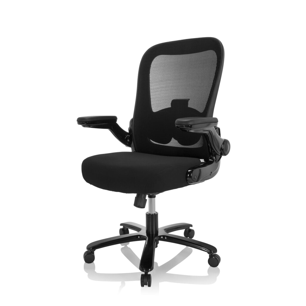 N° de l'image du produit 10 : hjh OFFICE Schwerlaststuhl / Büro INSTRUCTOR XXL SW I Sto Stoff/Netzstoff, schwarz