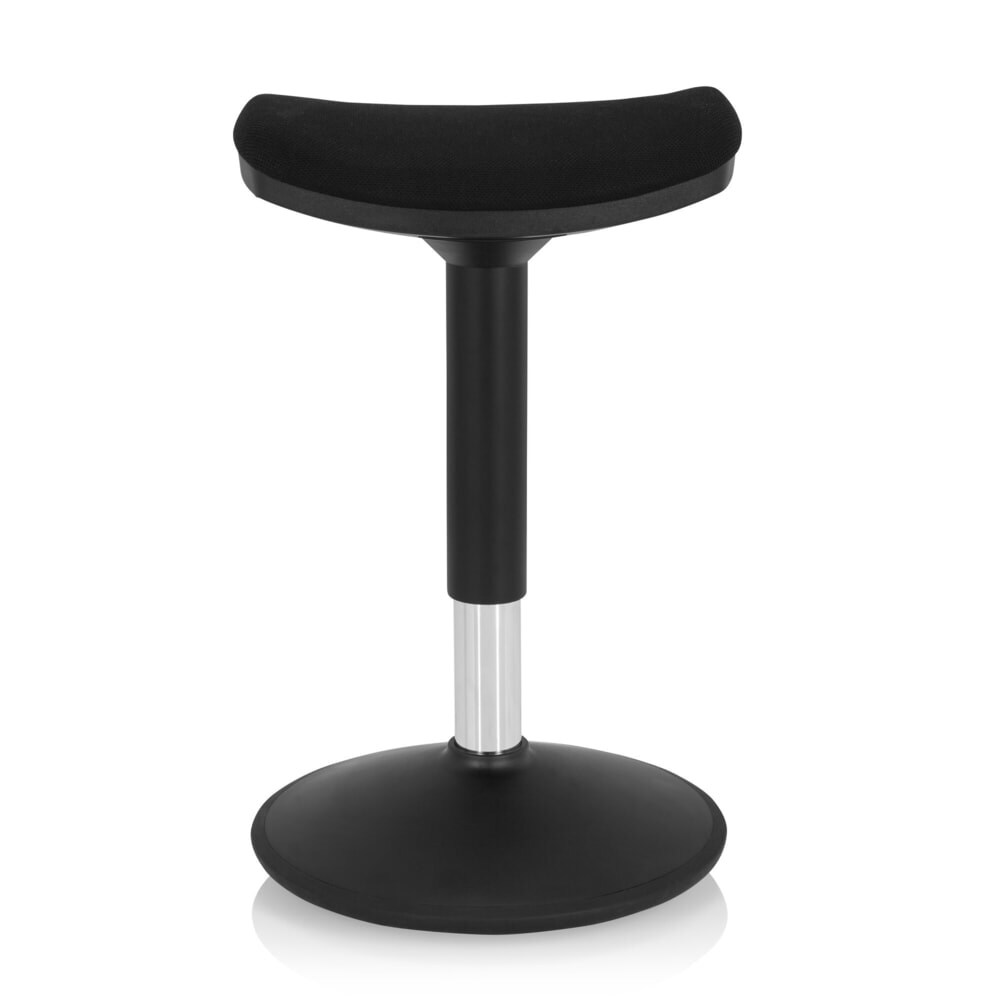 Illustration du produit: hjh OFFICE Stehhocker / Stehhilfe BALANCE SIT I B Stoff, schwarz