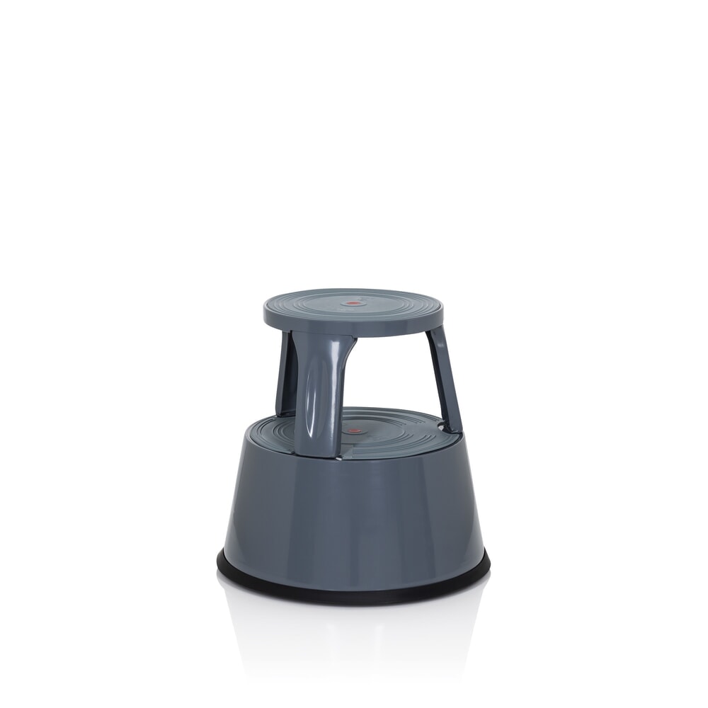 N° de l'image du produit 5 : Tabouret marchepied / tabouret à roulettes hjh OFFICE TIO-M II métal, plastique, gris foncé