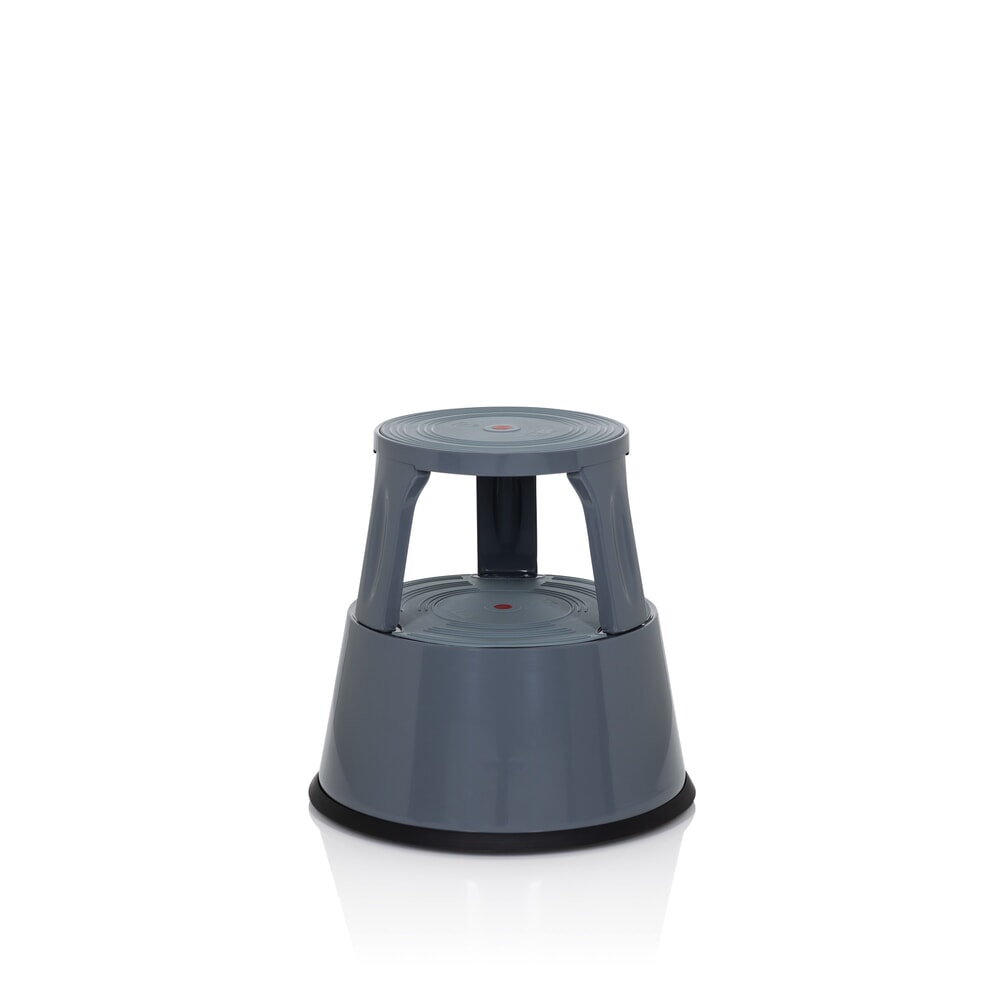 N° de l'image du produit 7 : Tabouret marchepied / tabouret à roulettes hjh OFFICE TIO-M II métal, plastique, gris foncé