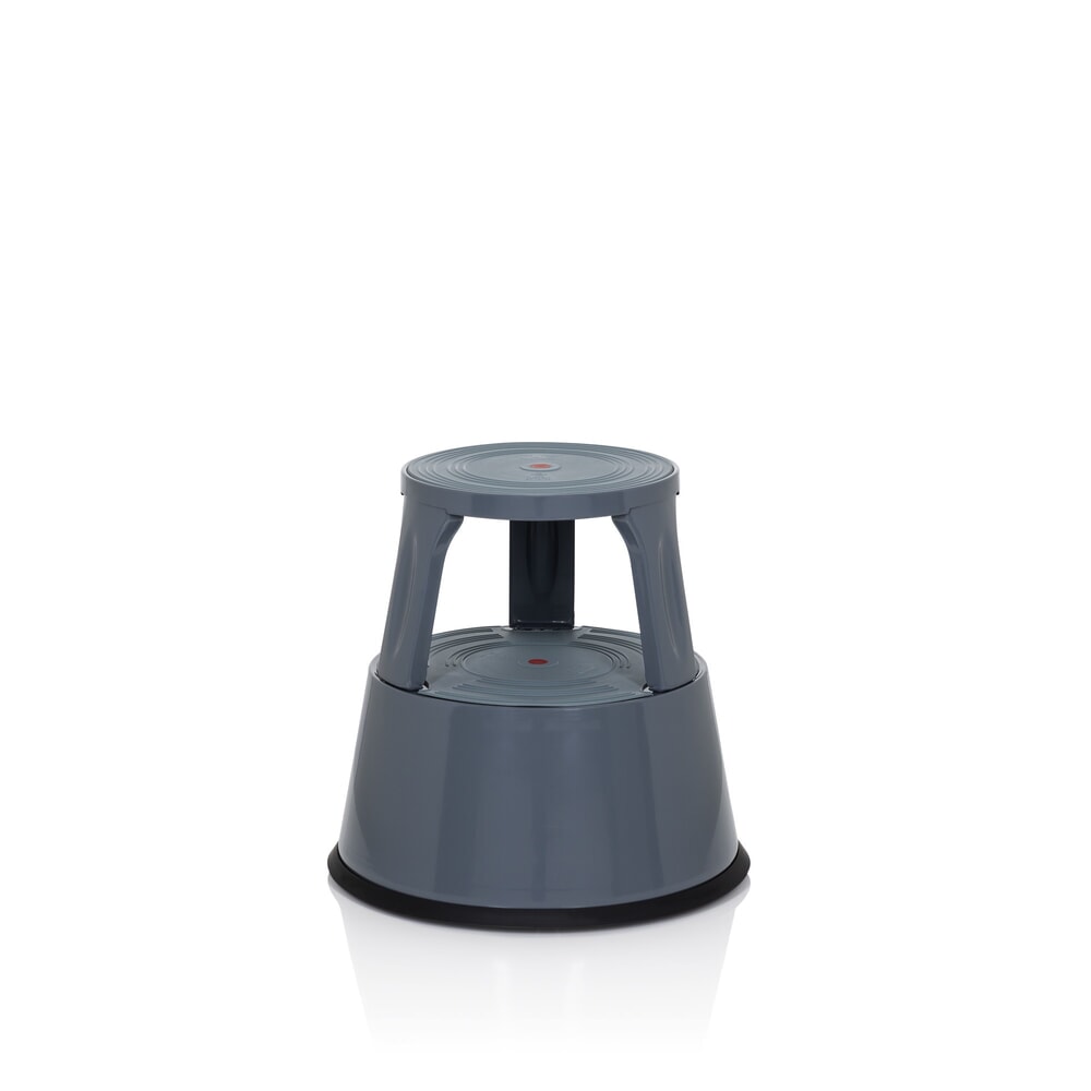 Illustration du produit: Tabouret marchepied / tabouret à roulettes hjh OFFICE TIO-M II métal, plastique, gris foncé