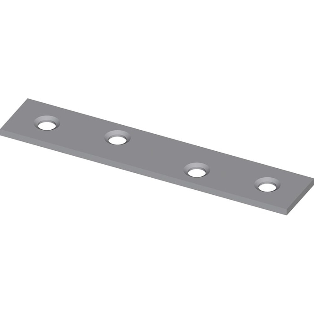 Illustration du produit: HOHAGE Verbindungsblech L.50mm B.15mm S.1,8mm STA galv.gelb verz.