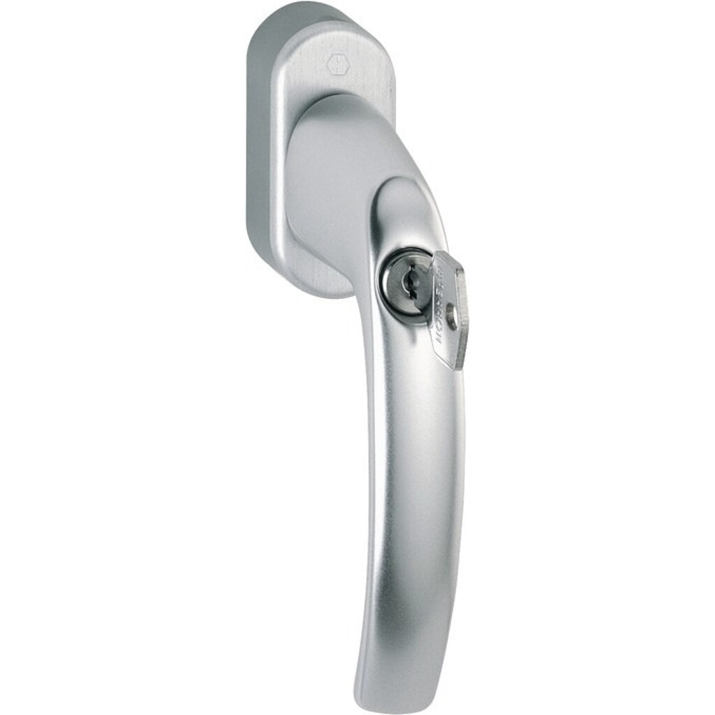 HOPPE Fenstergriff Atlanta 0530S/US952, 32-42 mm, Aluminium F1 / naturfarbig, abschließbar Illustration du produit: HOPPE Fenstergriff Atlanta 0530S/US952, 32-42 mm, Aluminium F1 / naturfarbig, abschließbar