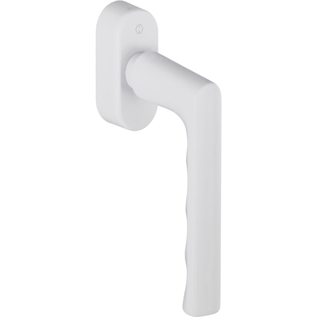 HOPPE Fenstergriff Hamburg 0700/UD9020, 32-42 mm, Aluminium F9016 / verkehrsweiß, Standard Illustration du produit: HOPPE Fenstergriff Hamburg 0700/UD9020, 32-42 mm, Aluminium F9016 / verkehrsweiß, Standard
