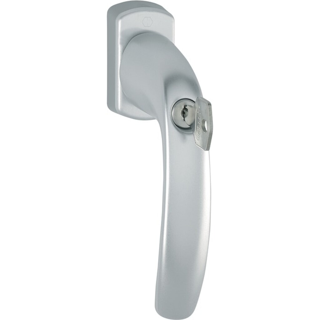 HOPPE Fenstergriff New York 0810S/U10, 35 mm, Aluminium F8707 / dunkelbraun, abschließbar Illustration du produit: HOPPE Fenstergriff New York 0810S/U10, 35 mm, Aluminium F8707 / dunkelbraun, abschließbar
