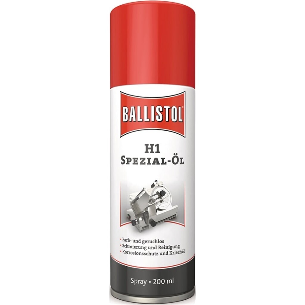 Huile spéciale H1 200 ml bombe aérosol BALLISTOL Illustration du produit: Huile spéciale H1 200 ml bombe aérosol BALLISTOL