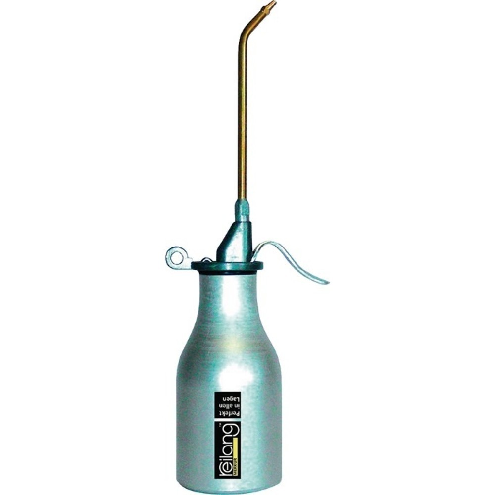 Illustration du produit: Burette d'huile MERKUR aluminium 200 ml double pompe REILANG