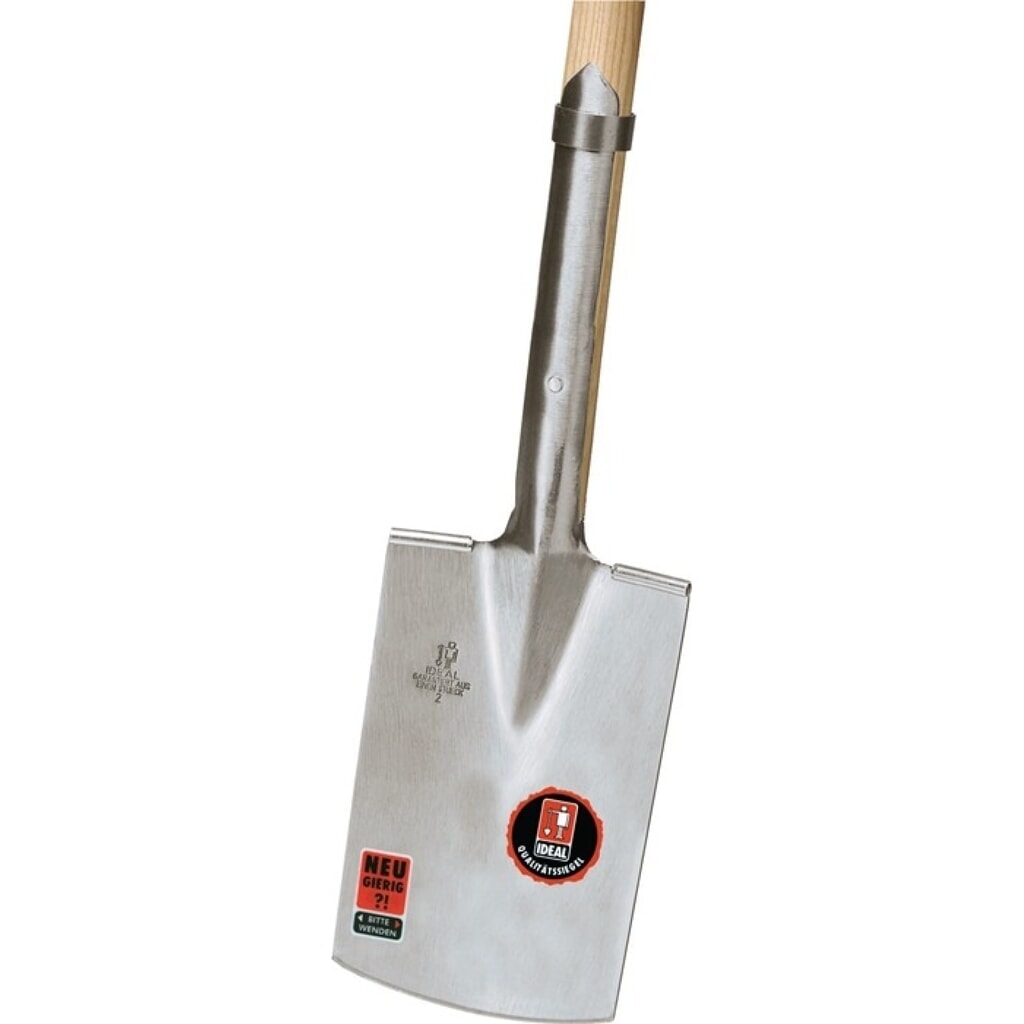 Illustration du produit: IDEAL Rodespaten, Größe 2 mit Eschen-T-Stiel, Blattmaß 285 x 185 mm, Stiellänge 850 mm 2800 g