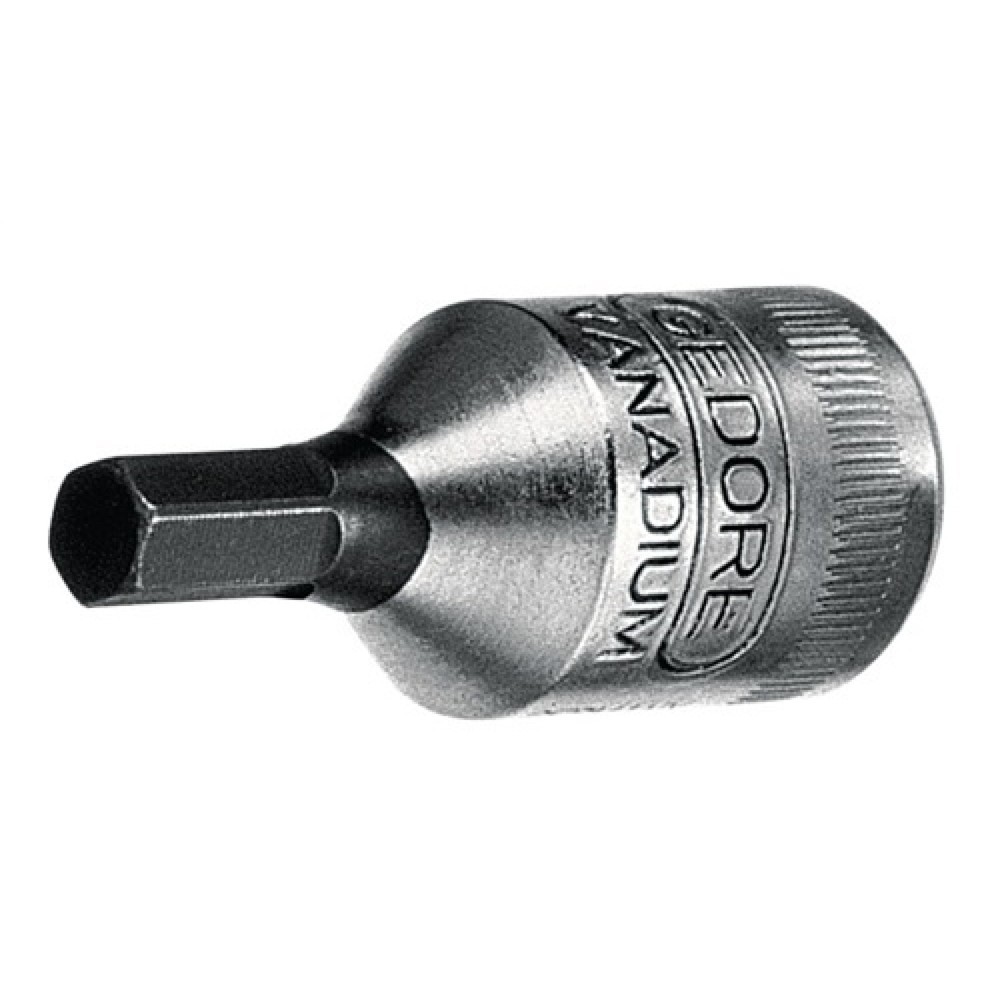 Illustration du produit: Jeu de clés à douille IN 20 1/4 po. 6 pans creux ouv. de clé 2,5 mm longueur 37